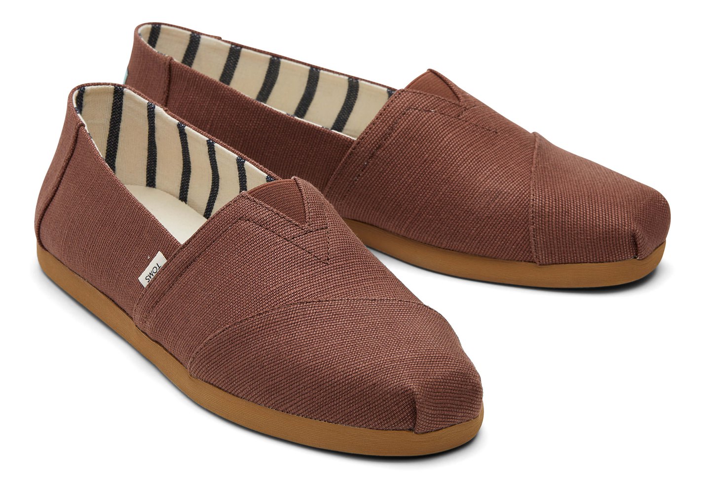 Toms Espadryle Męskie Brązowe - Alpargata Heritage Płócienne - 41HEPFZWI